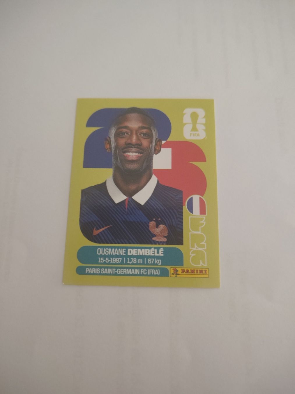 Panini Cartes à collectionner: Sticker WM 2026 Ousmane Dembele – Neuf (Voir description) à Claro par dedessinho