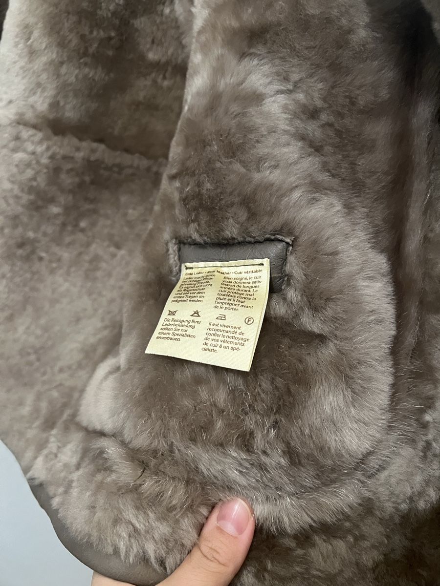 Giacche: Original Shearling Lederjacke mit Lammfell – Gr. 50 – Nuovo e nell'imballaggio originale da Basel venduto da SimpleE 3