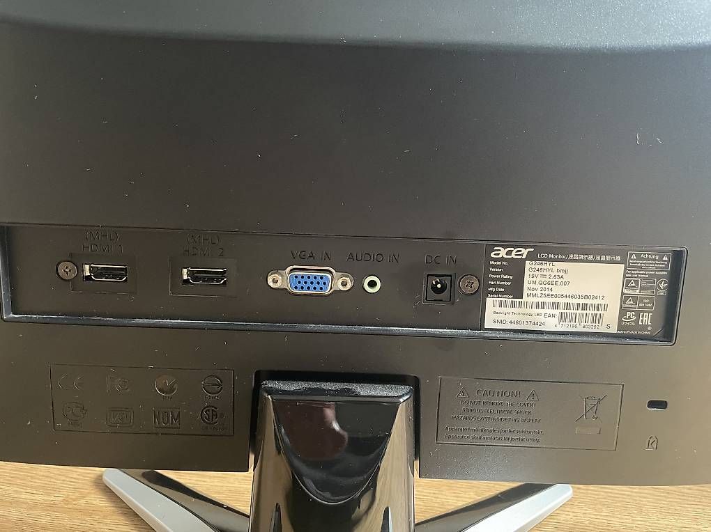 Monitor: Acer 24 Zoll Screen G246HYL – Usato da Muttenz venduto da Style_2000 3