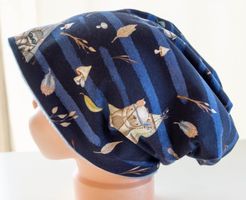 Mütze/Wendebeanie mit Boho Waldtieren 3-6 Jahre - NEU