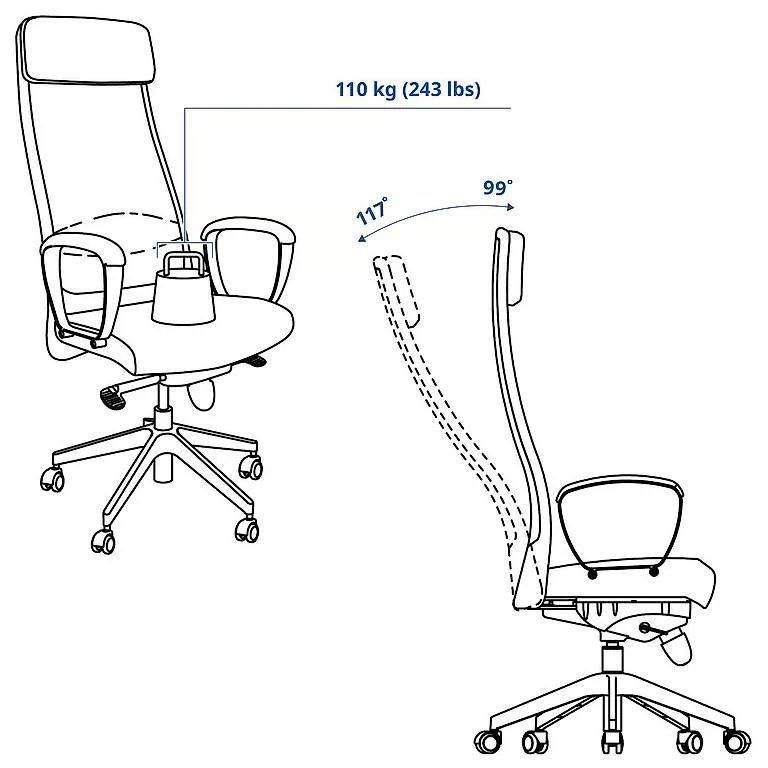 Ikea Chaises: IKEA MARKUS Office Chair – D'occasion à Zürich par szilard.k 4