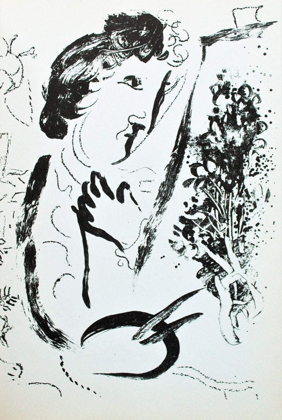 Grafica & Litografie: Marc Chagall - Vor einem Bild - Vintage Lithographie 1963 – Usato da Ponte Tresa venduto da 11GalleriaAlterEgo11 3