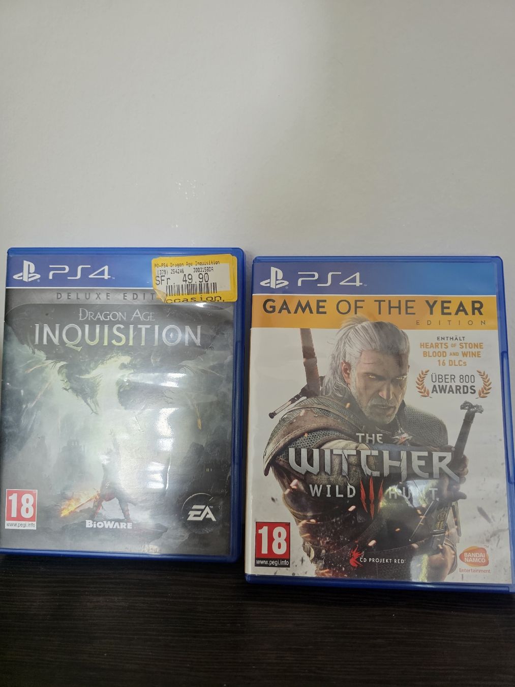 Giochi: The Witcher 3 & Dragon Age Inquisition Deluxe PS4 – Nuovo (secondo la descrizione) da Dietikon venduto da ninuzzo28