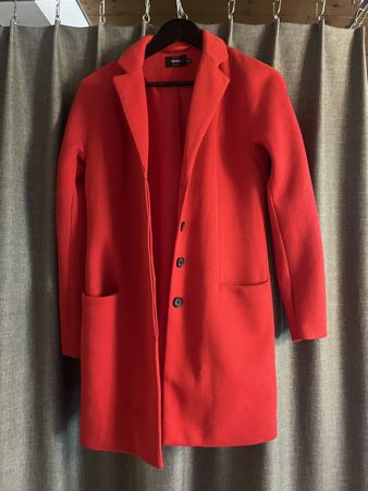 ONLY Lichter Mantel Rot Gr. XS Frühlingsjacke Chic & Elegant