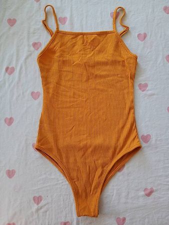 Body Top Senf gelb