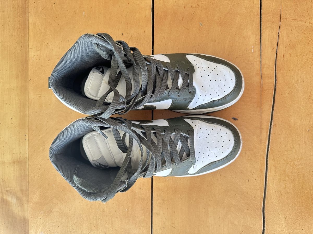 Nike Scarpe da uomo: Nike Dunk High Grün/weiss, Gr. 42.5 – Usato da Luzern venduto da Soeuv 2