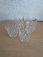 4 Whiskeygläser Wassergläser