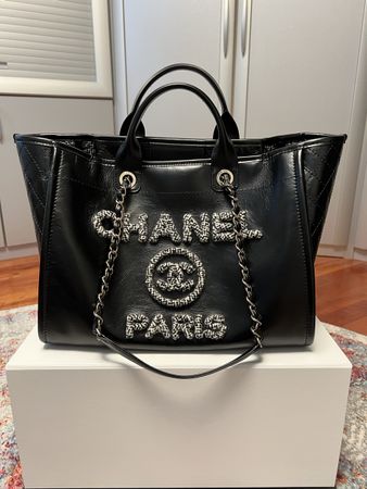 CHANEL  Shopper Deauville.Top Zustand! Mit allem u. Rechnung