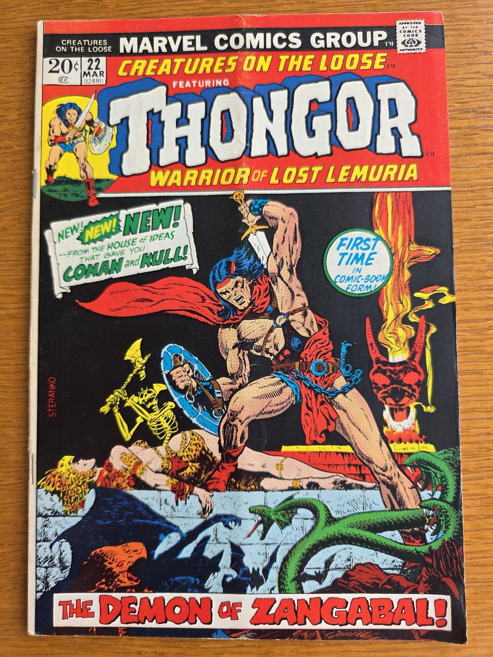 Fumetti: comics marvel group 1972 Thongor originale usa  – Usato da montsevelier venduto da FREDERIC-B