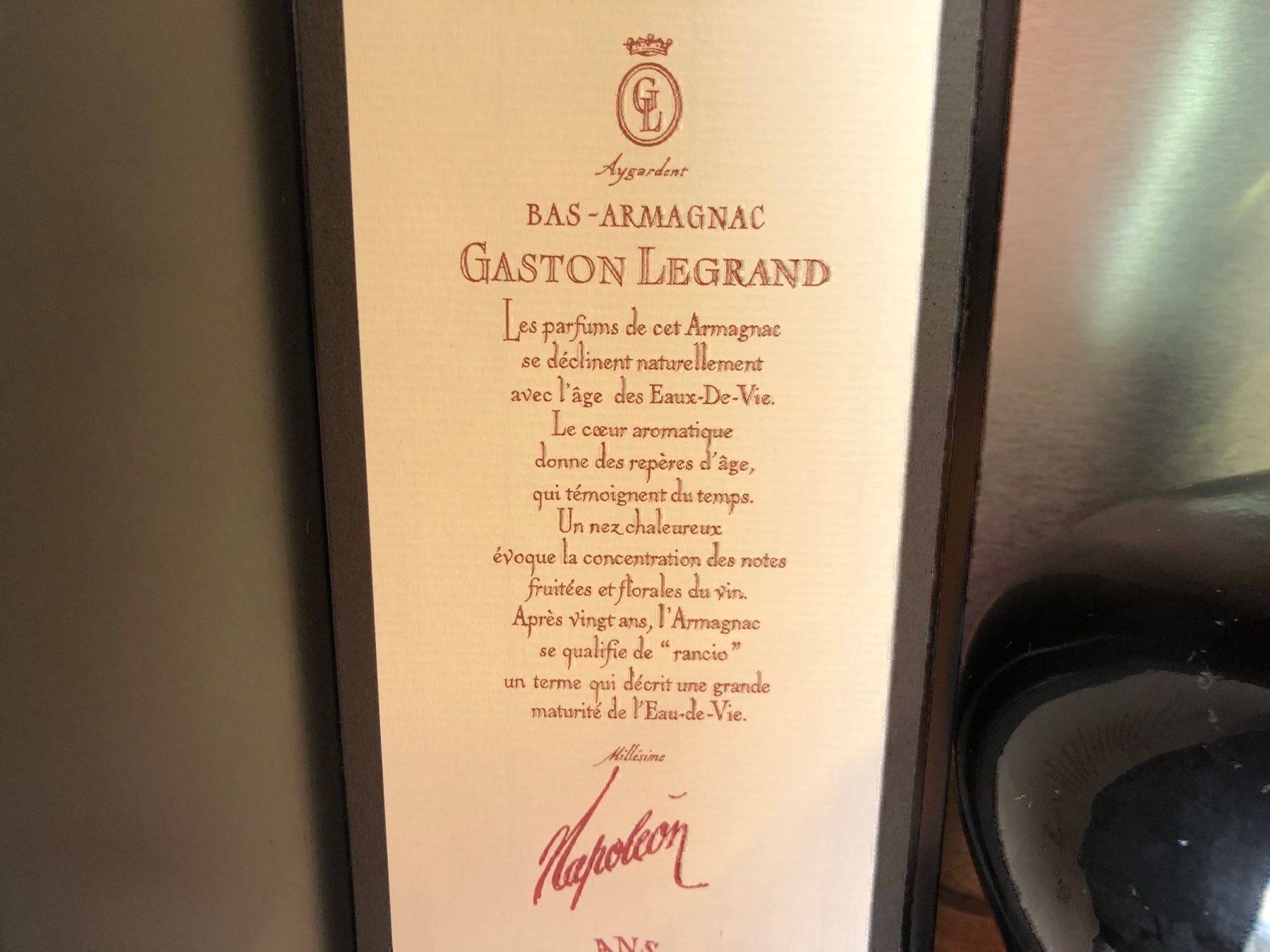 Spirituosen: 2 Lt. Bas Armagnac Napoleon 10 Jahre Baron G. Legrand 40%... – Neu und originalverpackt aus Wöschnau von Vinsale 3