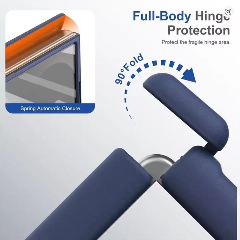 Samsung Coques & Protection écran: Samsung Z Fold 8 case blue "hardglas" – Neuf avec emballage d'origine à Epalinges par swissexpert 1