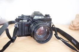 Minolta X700 und Rokkor 50mm 1.7
