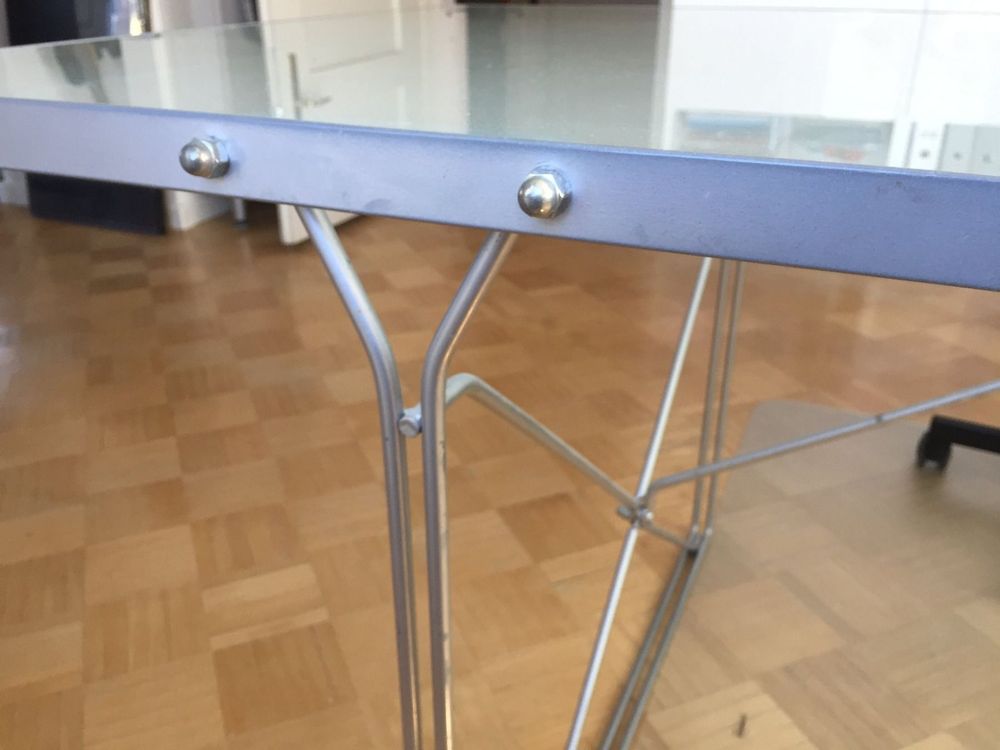 Vintage GlasMetallTisch IKEA 80er Kaufen auf Ricardo