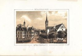 Schaffhausen Münsterplatz 1866