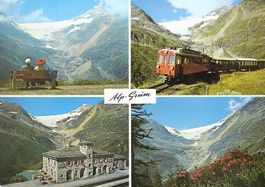 ALP GRÜM Berninabahn Stempel Hotel