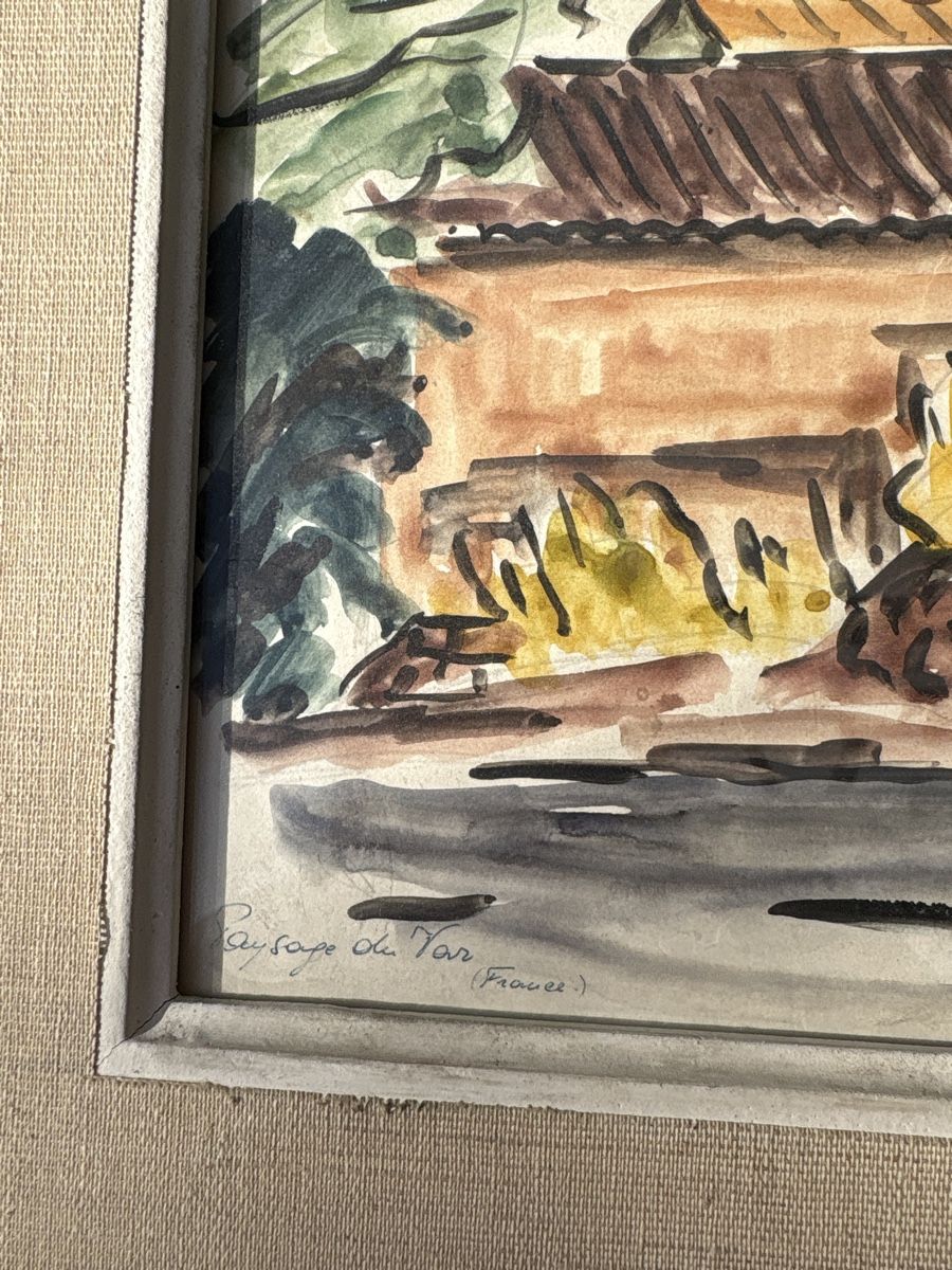 Gemälde: Original Aquarell, signiert, Landschaft – Neu (gemäss Beschreibung) aus Gattikon von mo.suter 2