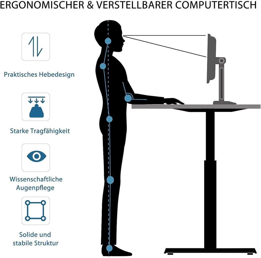 Schreibtische: Schreibtisch Arbeitstisch mit Kurbel – Neu und originalverpackt aus Winterthur von aredo 3