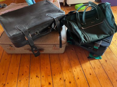 2 DDR Koffer 1 Reisetasche und 1 Koffer