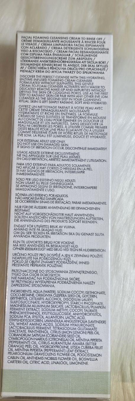 Cura del viso: Evelom Foming Cream Cleanser – Nuovo e nell'imballaggio originale da Jona venduto da Smurnaya 2