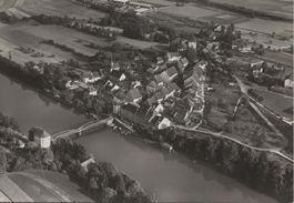 Zurzach AG Kaiserstuhl  Flugaufnahme  Nr.2181 , ca.1950