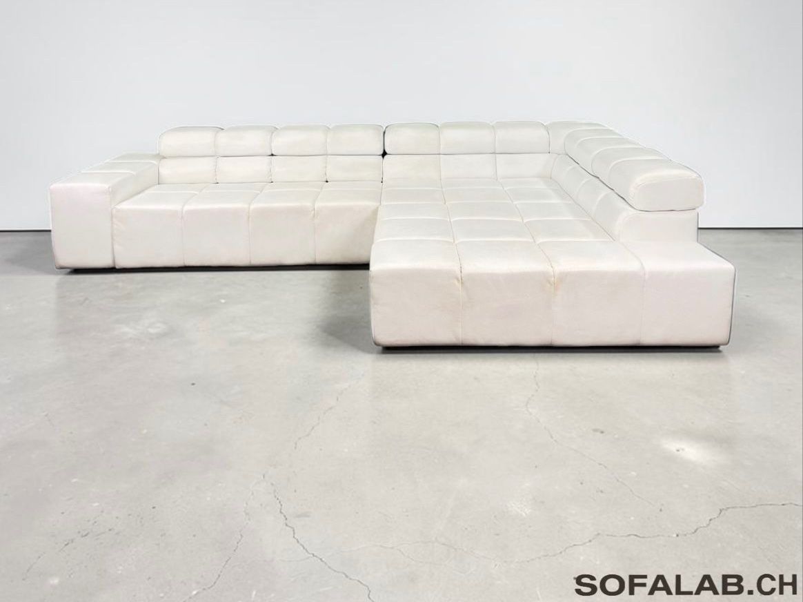 Divani: Ecksofa aus echtem Büffelleder mit bettfunktion – Usato da Fehraltorf venduto da Sofalab.swiss