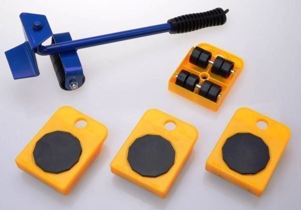 Altro per stoccaggio & trasporto: 5 teiliges Möbel-Transport-Set mit Zughebel – Nuovo e nell'imballaggio originale da St. Gallen venduto da schnaeppchen-preise