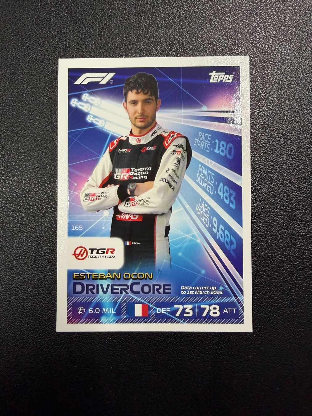 Topps Cartes à collectionner: Topps Turbo Attax 2026 Esteban Ocon 165 – Neuf (Voir description) à oberrüti par jeanmei