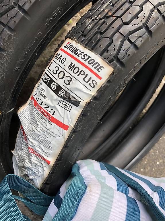 Bridgestone Pneumatici & Ruote complete: 2 Stück Bridgestone Oldtimer Reifen 3.00 x 19 – Nuovo e nell'imballaggio originale da Gohl venduto da YSysoiuz