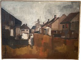Roland SCHALLER (1942) | Fin hiver Fribourg