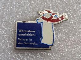 Ansteckpin 275: Winter in der Schweiz