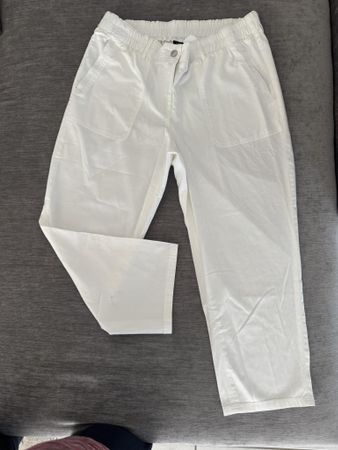Barbara Lebek Sommerhose, weiss, Grösse 44, Top Zustand!