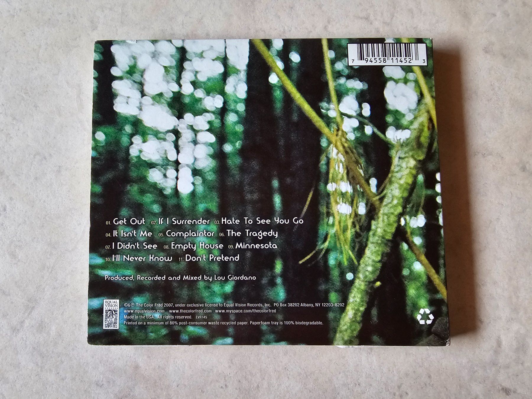 CDs: The Color Fred  -  Bend To Break – Gebraucht aus Schneisingen von backstore24 1