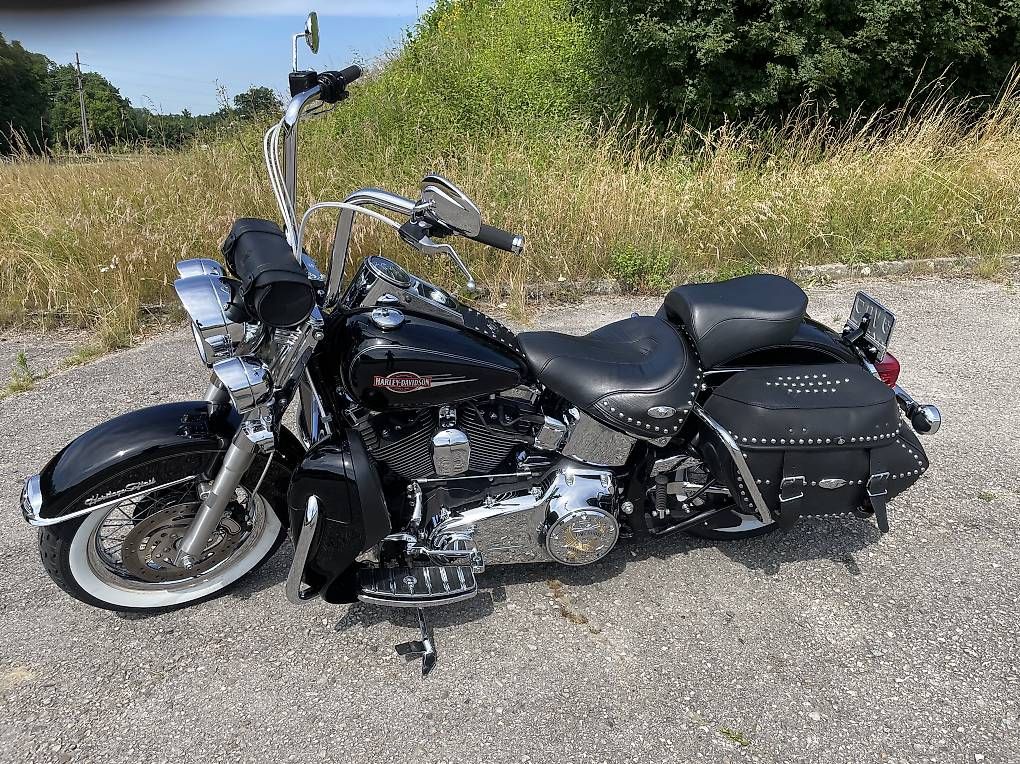 Chopper: Harley Davidson FLSTCI Softail – Usato da Reverolle venduto da Fmanca