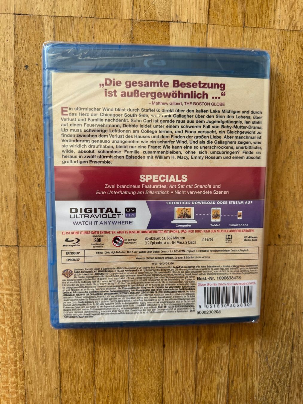 Alle DVDs: SHAMELESS /6 STAFFEL.  (BLU-RAY/OVP) – Neu und originalverpackt aus Basel von san_2qlq 1