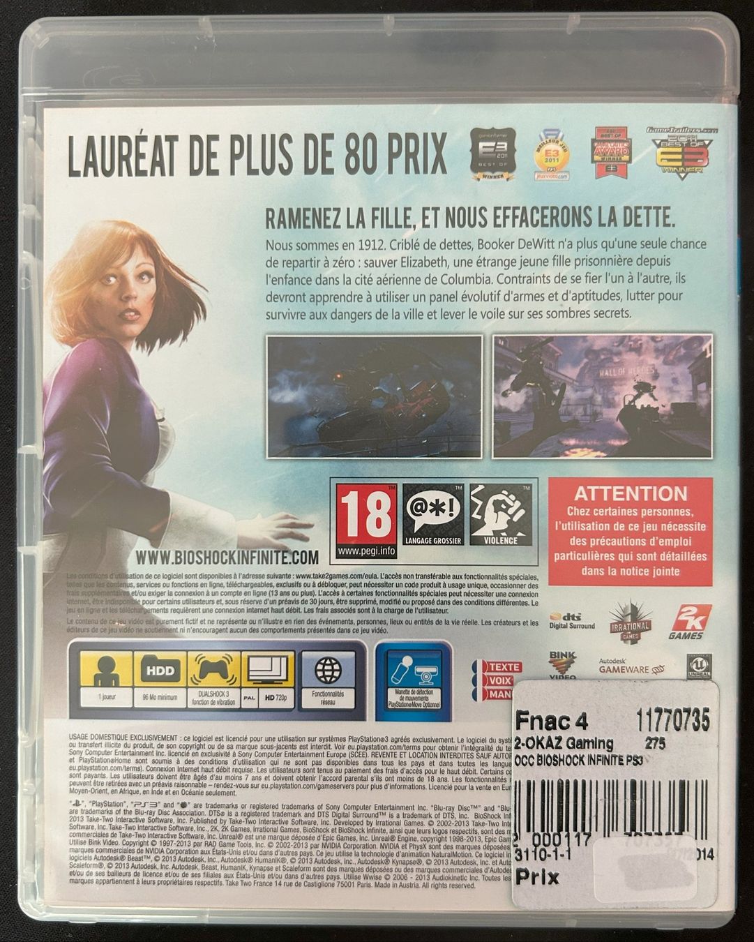 Giochi: PS3 game "Bioshock Infinite" – Usato da Corminboeuf venduto da Ld6NVToZQe 1