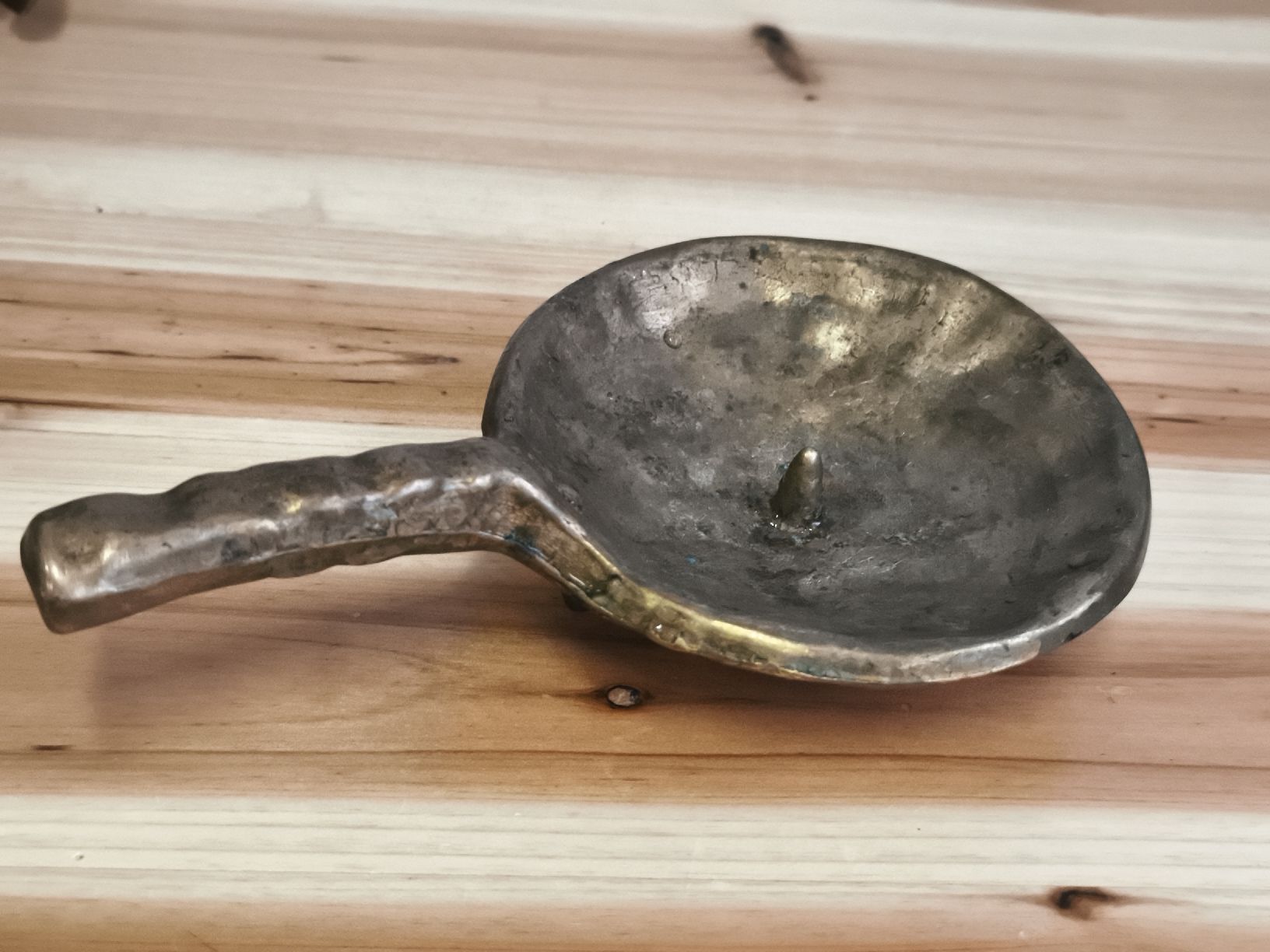 Portacenere: Aschenbecher Eichenberger & Cie Messing Vintage(A75) – Usato da Künten venduto da Schnaepplihuus
