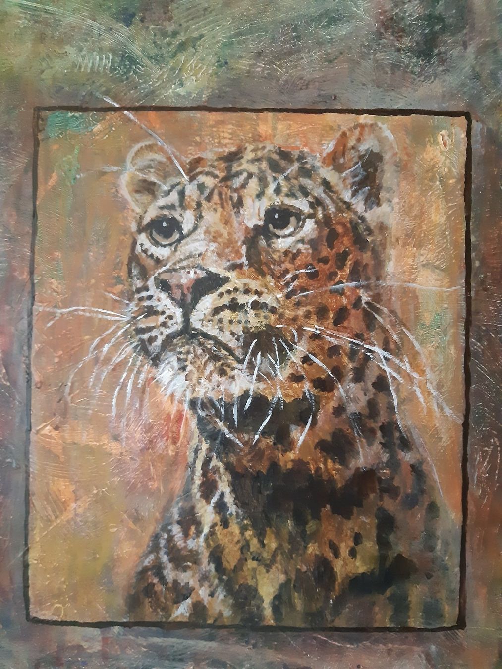 Dipinti: Originalgemälde Leopard – Nuovo e nell'imballaggio originale da Wünnewil venduto da Rocobi 1