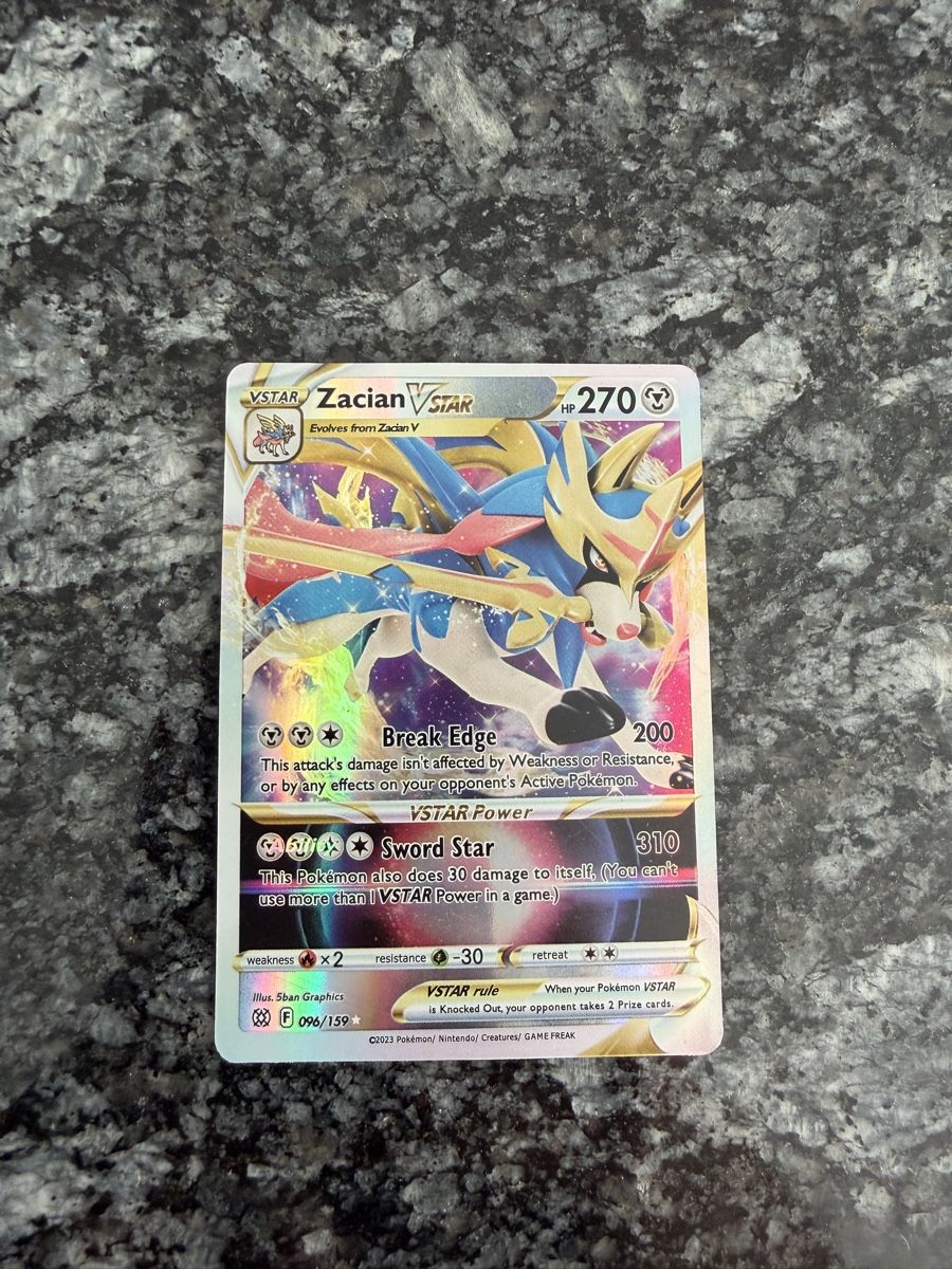 Pokémon Carte collezionabili: Pokémon Zacian VSTAR 096/159 – Usato da Liestal venduto da arl_6tv7