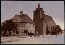 Fotografie Dommitzsch, Strasseneck mit D