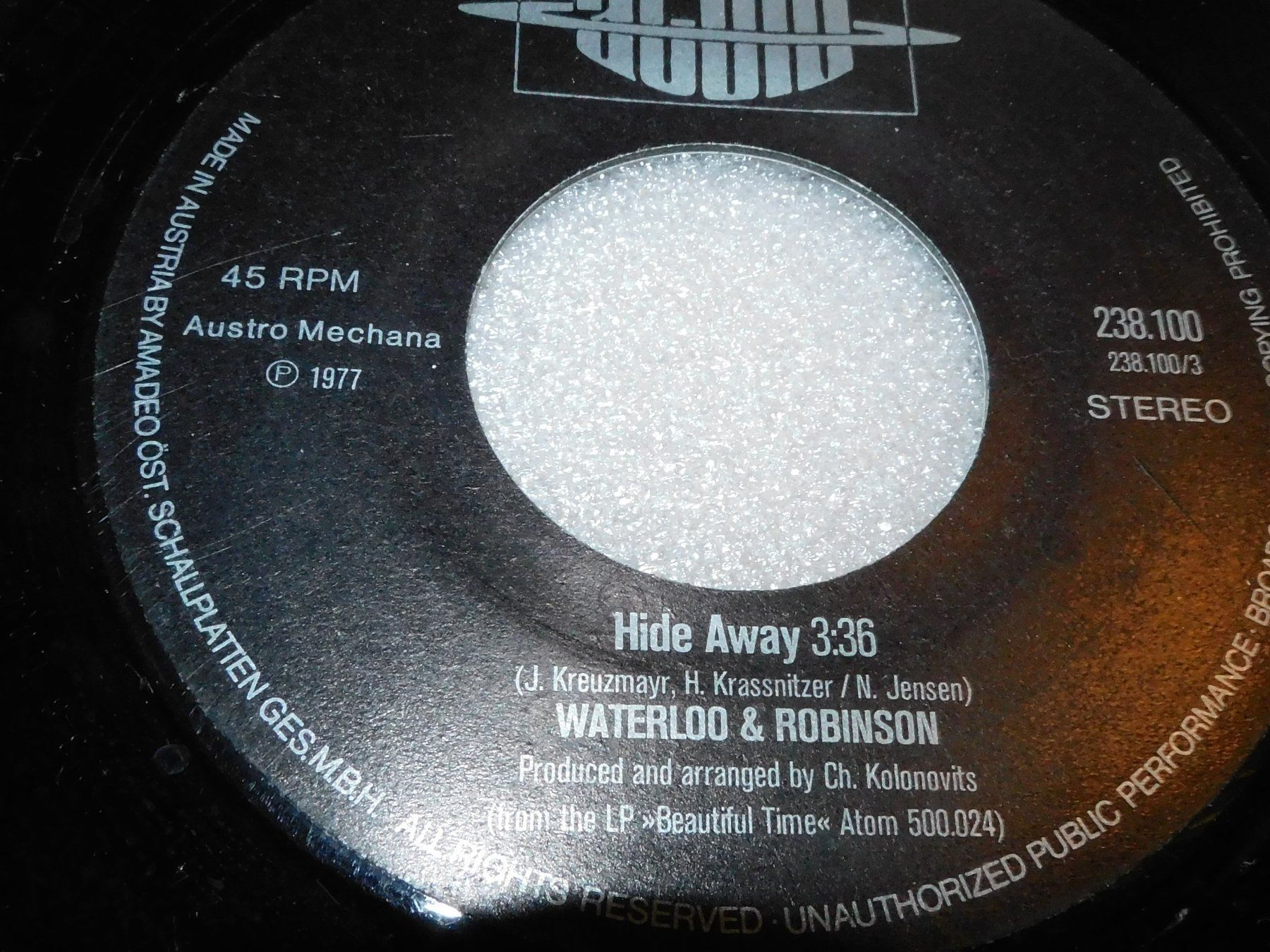 Dischi in vinile: Single 1977 - Waterloo & Robinson   Single 1979 Tom Morrow – Usato da Sursee venduto da 76 5