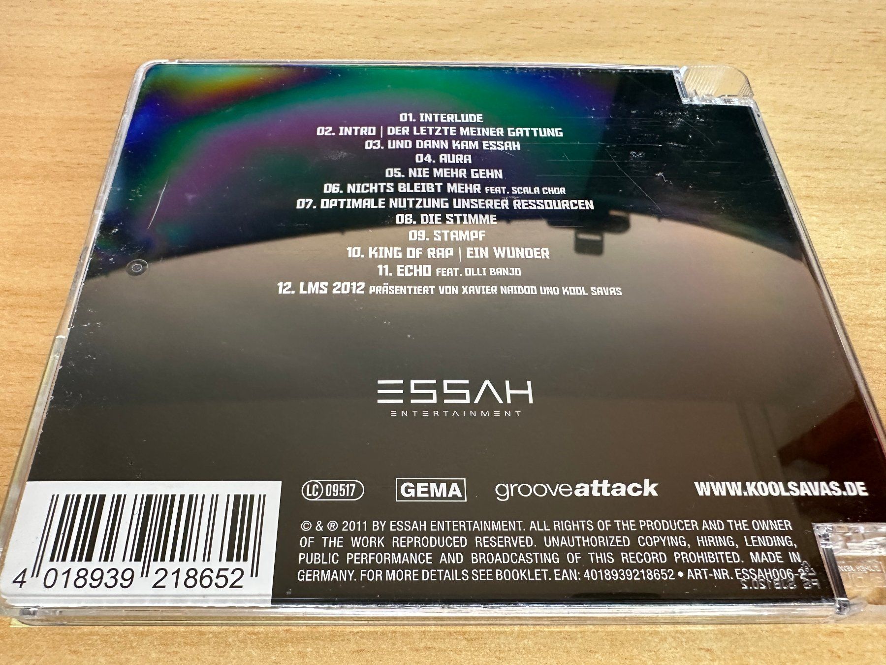 CD: Kool Savas – Aura – Usato da Rikon im Tösstal venduto da Alpenmutz 3