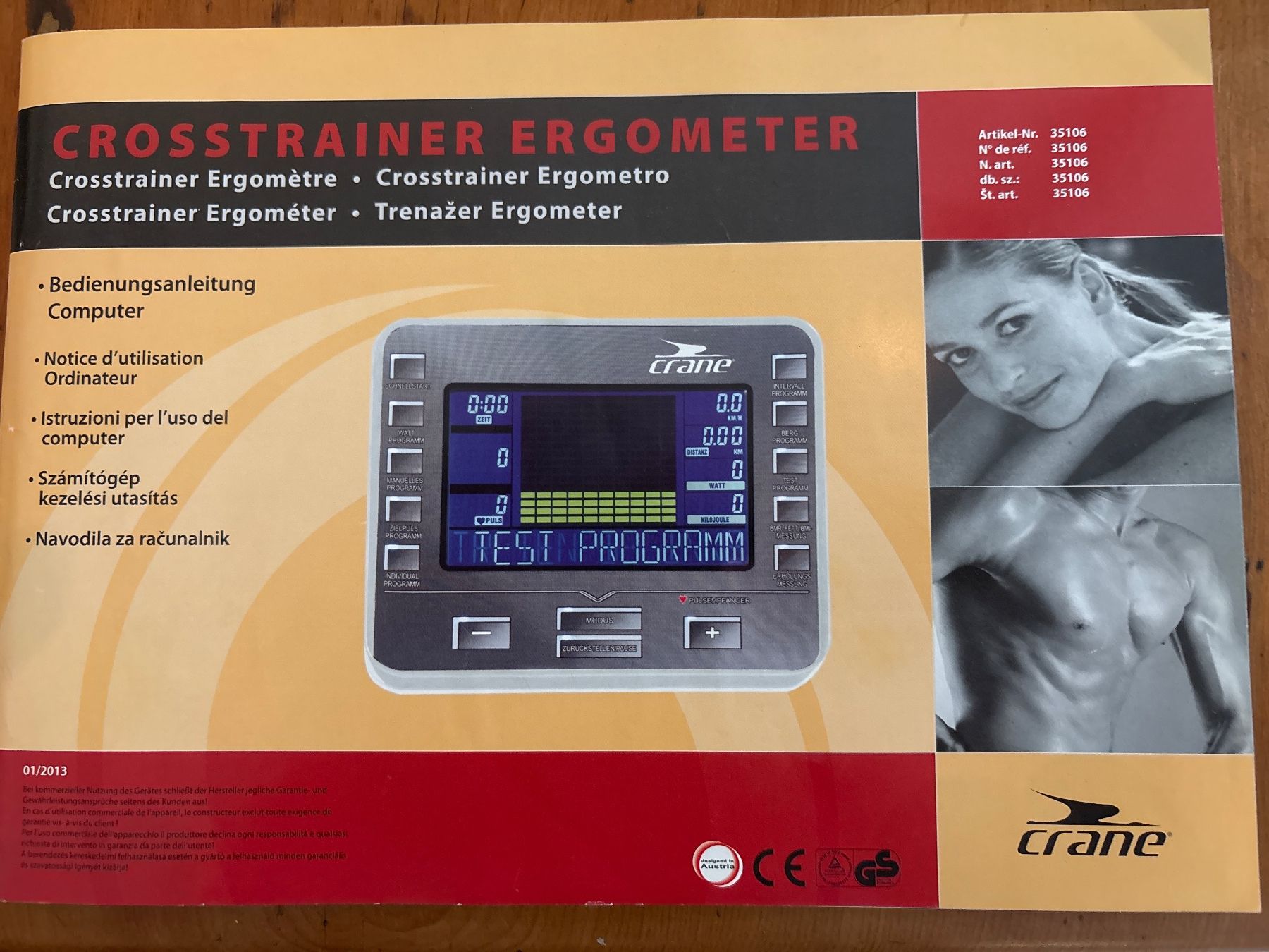 Aldi Vélos d'appartement: Crosstrainer Ergometer Crane Modell 35106 gebraucht – D'occasion à Brüttisellen par Wabe 1