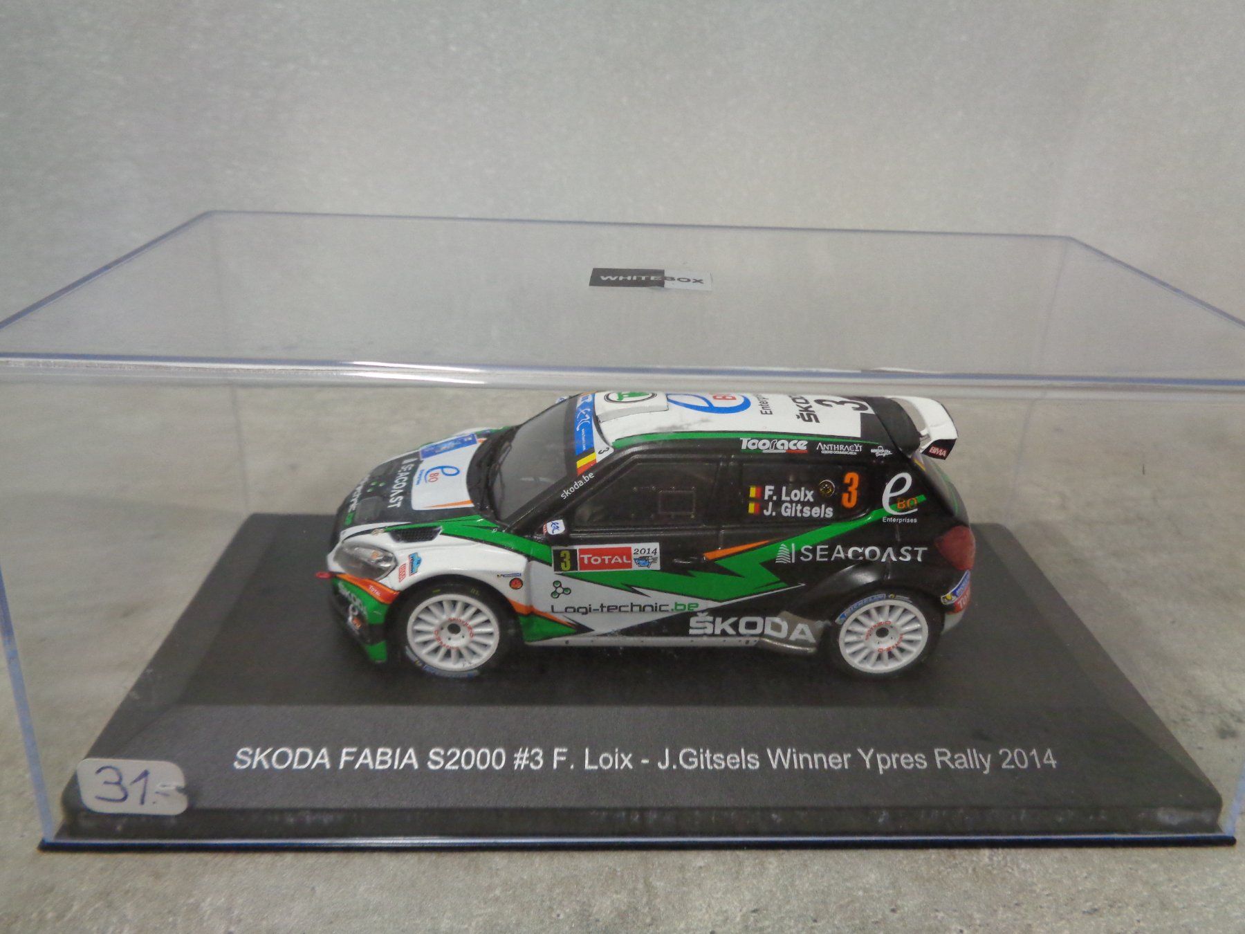 Skoda Modellautos: White Box 1:43 Skoda Fabia S2000 Rallye – Neu und originalverpackt aus Reconvilier von rallycar