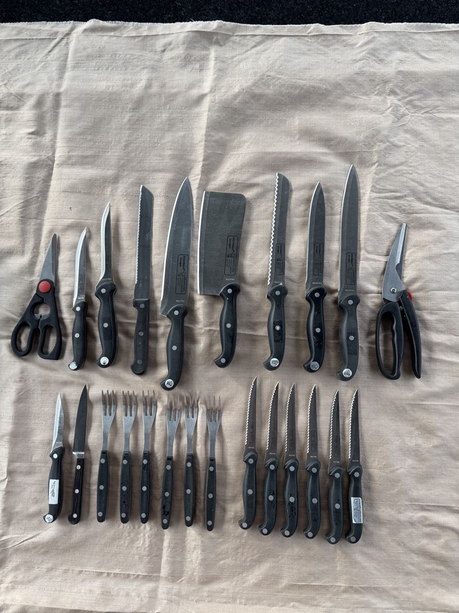 Rosenbaum Coltelli: Messer-Set, 23-teilig, Rosenbaum, Solingen – Nuovo (secondo la descrizione) da Kloten venduto da carro49