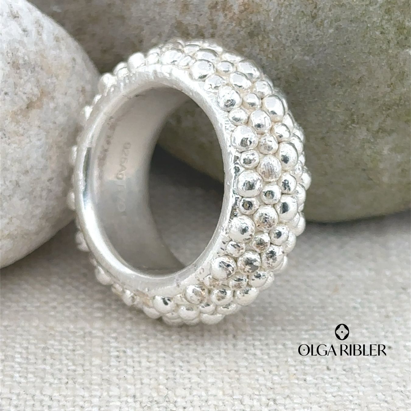 Olga Ribler Anelli: 925 Sterling Silber Statement Ring Grösse 54 – Nuovo (secondo la descrizione) da Luzern venduto da Schmuckoutlet 5