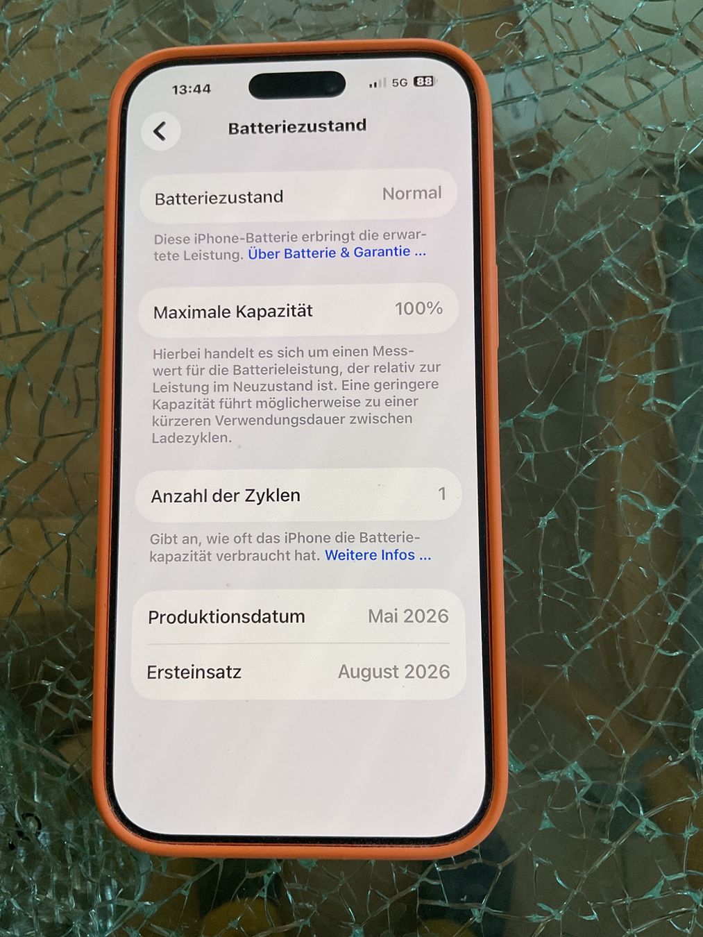 Apple Handys / Smartphones: iPhone 17 Pro Max,mit 512GB in Orange – Neu (gemäss Beschreibung) aus Oberembrach von BulldoggBen9 2