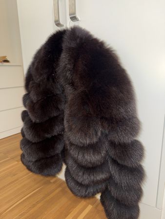 Pelzjacke aus Echtpelz - Grösse M