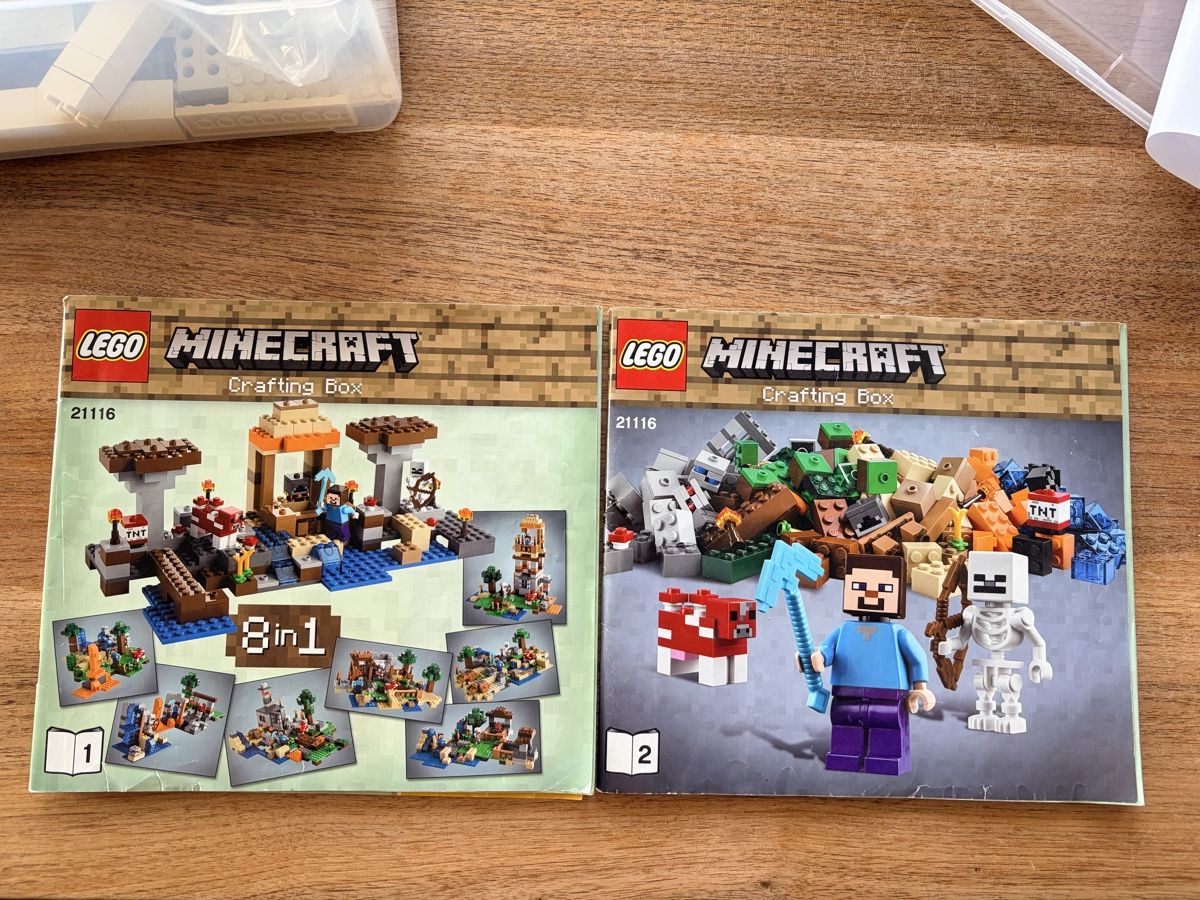 Lego Figuren: Lego Minecraft 21116 CRAFTING BOX – Gebraucht aus Zürich von Ayura06 1