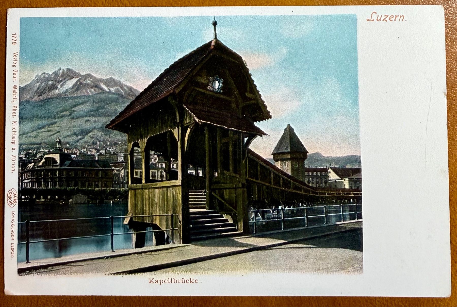 Ansichtskarten: AK: Luzern - Kapellbrücke – Gebraucht aus Lutry von Ediego