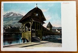 AK: Luzern - Kapellbrücke